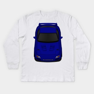 RX7 Navy Kids Long Sleeve T-Shirt